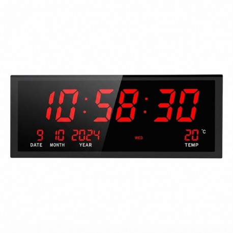 RELOGIO DE PAREDE JH-4819 - ELETRICO/TEMP/GRADO