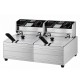 FRITADEIRA MAXON MX-315 - 6L + 6L - 220V