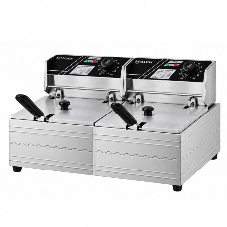 FREIDORA MAXON MX-315 - 6L + 6L - 220V
