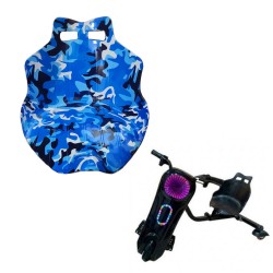 TRICICLO ELETRICO FOSTON GT4400 - 8.5'' - CAMUFLADO AZUL