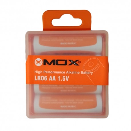 PILHA ALKALINA MOX LR06 - AA - 4 PCS