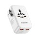 CARGADOR UNIVERSAL PARA VIAJE ECOPOWER EP-7093 - 25W