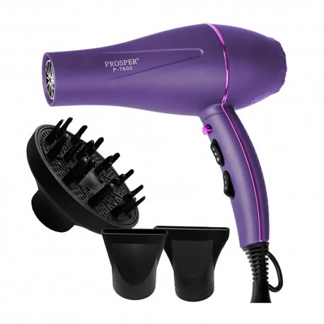 SECADOR PROSPER P-7600 - CON DIFUSOR - LILA - 220V