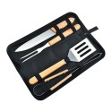 KIT DE CHURRASCO COM MALETA SA26290 - 4 PCS