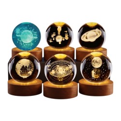 GLOBO DE CRISTAL DECORATIVO SATE C096