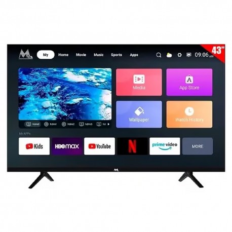 TV 43'' SMART LED MTEK MK43ANIS - FHD/SMART/WIFI