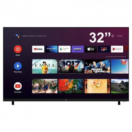 TELEVISOR 32'' SMART LED MTEK MK32ANIS - SMART/BLT/VOZ/HD