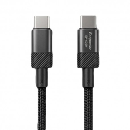 CABLE USB PARA CELULAR ECOPOWER EP-6059 - T-C/T-C - 1M