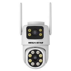 CAMERA IP MEGASTAR CA30 - 2MP - 2 CAM - ICSEE