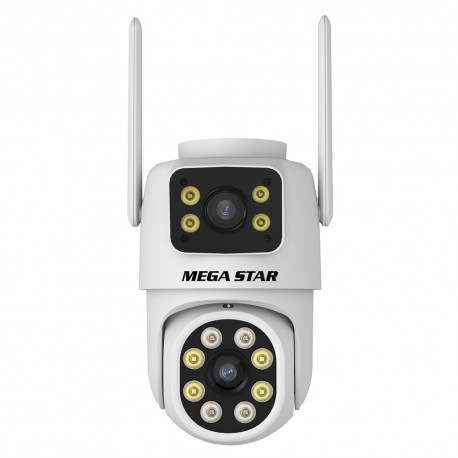 CAMARA IP MEGASTAR CA30 - 2MP - 2 CAM - ICSEE